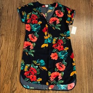 A New Day Short-Sleeve Floral Tunic Dress - NWT